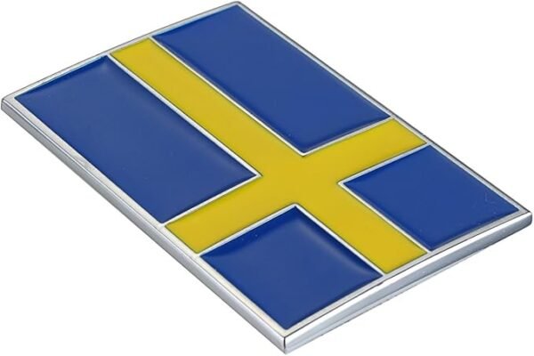 Sweden Flag Emblem Sticker National Sweden Flag Emblem